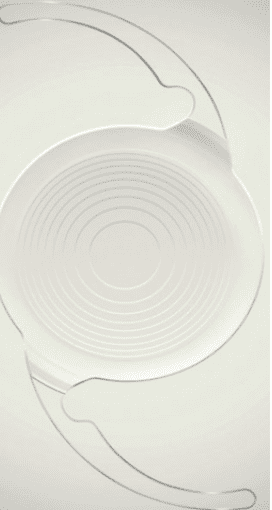 Cataract trifolcal lense